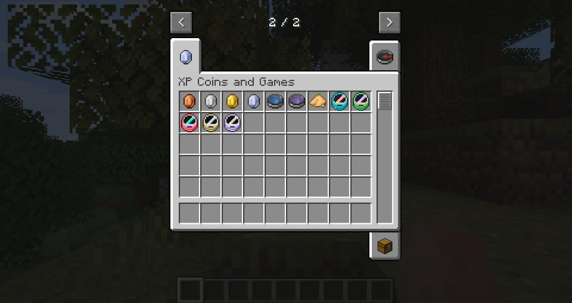 Colds: XP Coins and Games (FORGE), Моды, Minecraft