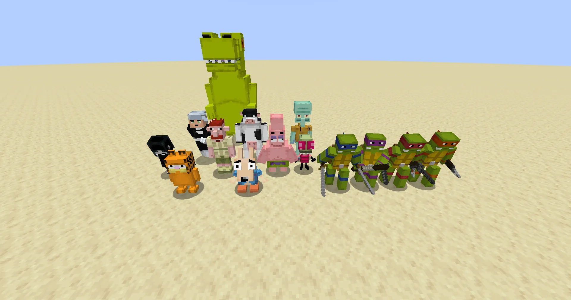 Tooniverse | a Minecraft Cartoon Mod, Моды, Minecraft