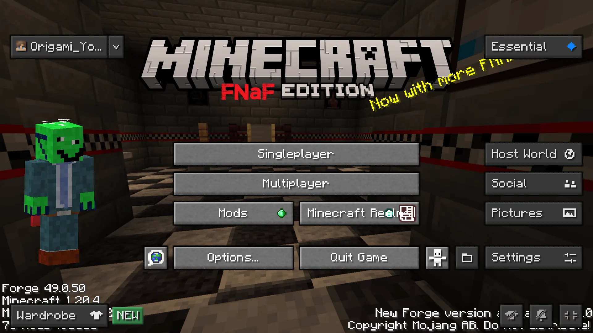 Fnaf Textures, Текстуры, Minecraft