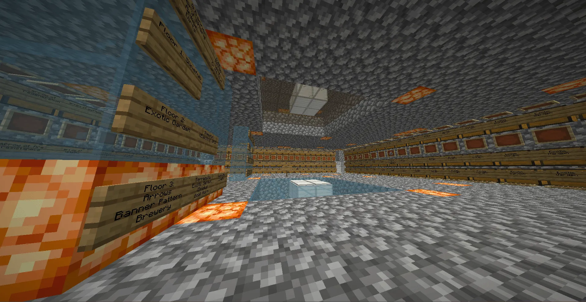Seventh Sky Syndicate Chestshop Mall v1.1 — скриншот 4 (Карты, Minecraft)