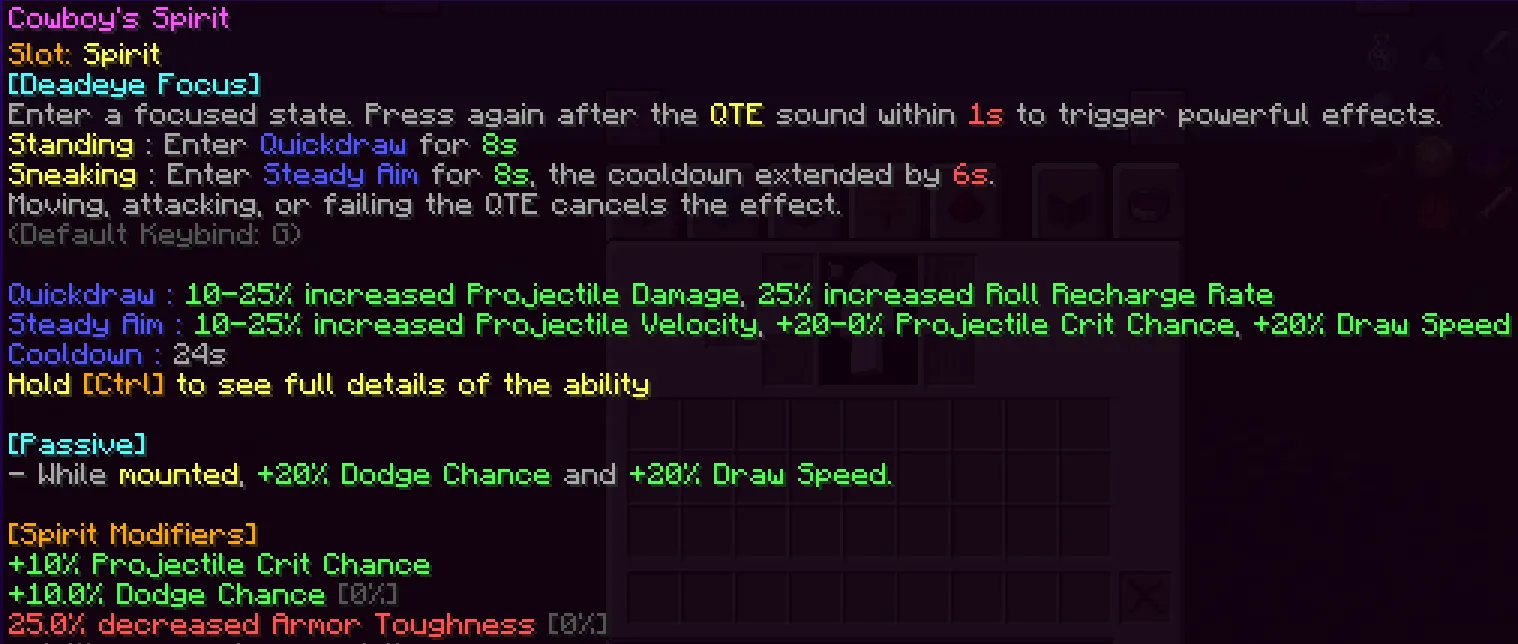 Spiritborne RPG, Моды, Minecraft