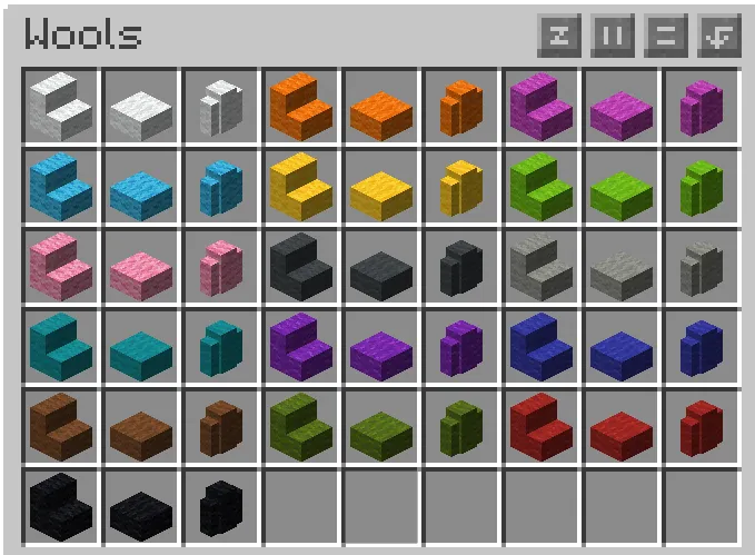 "Slab, Stairs & Walls" — скриншот 5 (Моды, Minecraft)