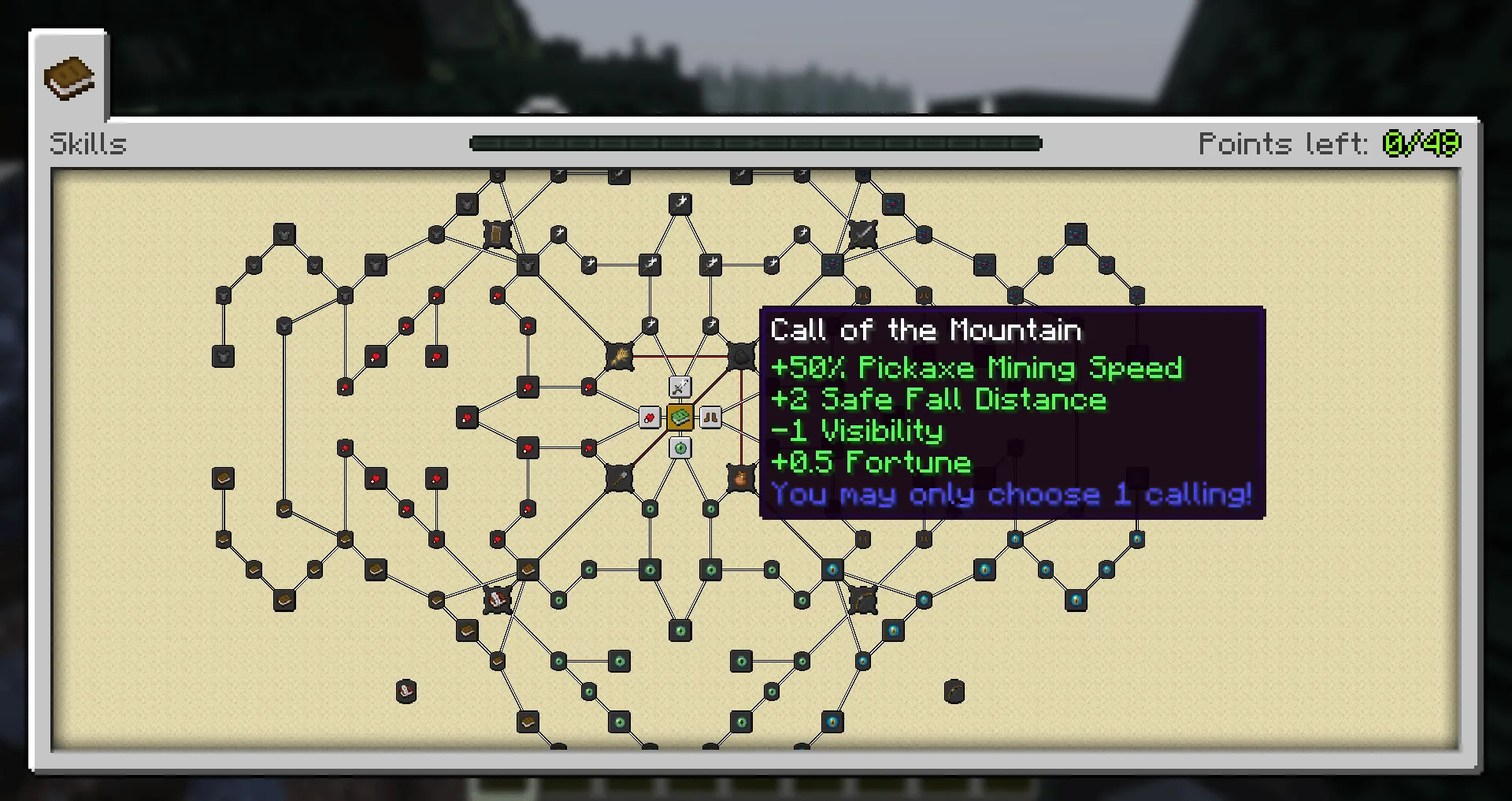 Winter RPG Skill Trees, Моды, Minecraft