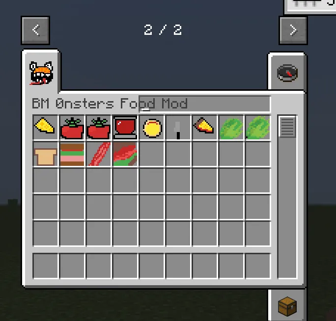 BM0nster's Foods — скриншот 1 (Моды, Minecraft)