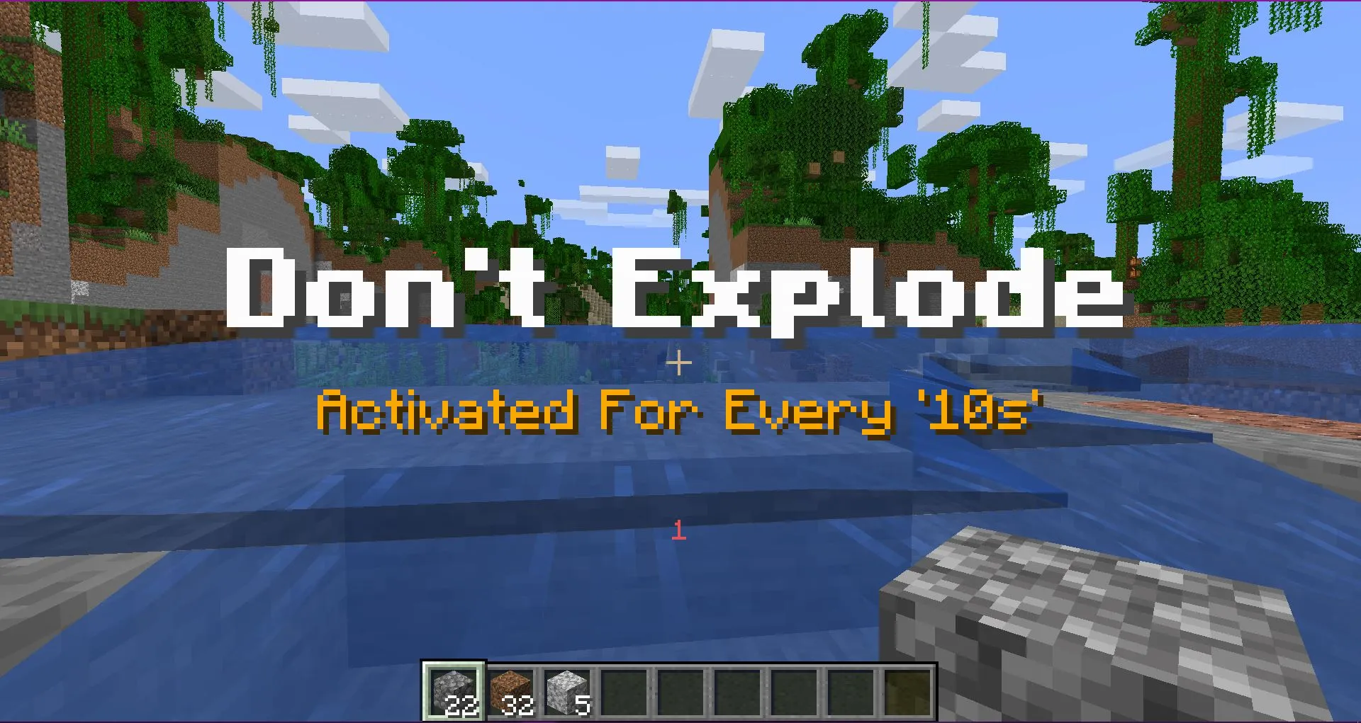 The Don't Explode Challenge!, Моды, Minecraft