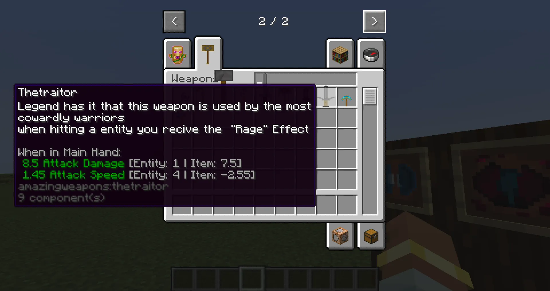 Amazing Weapons!, Моды, Minecraft