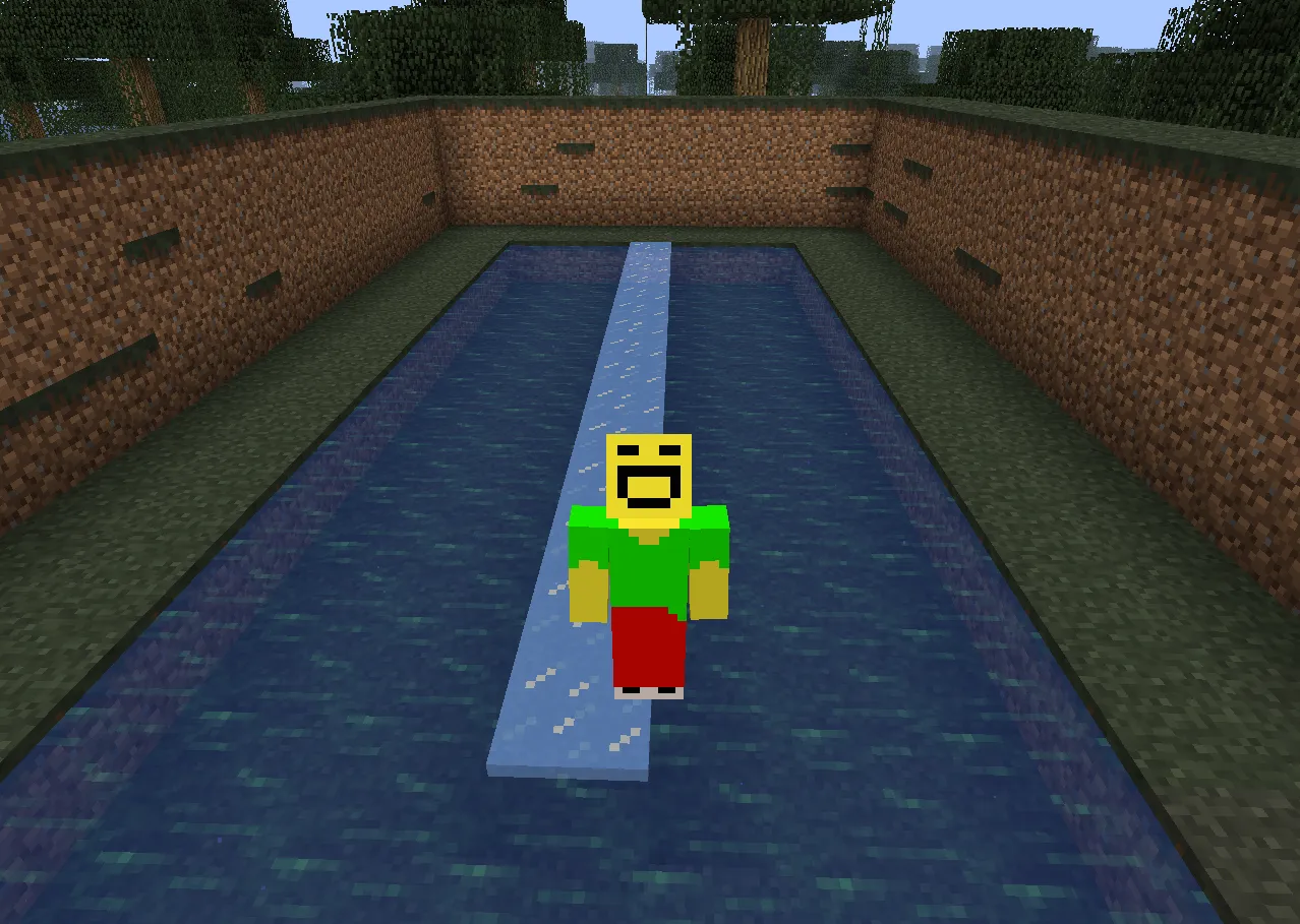 Walking on water, Плагины, Minecraft