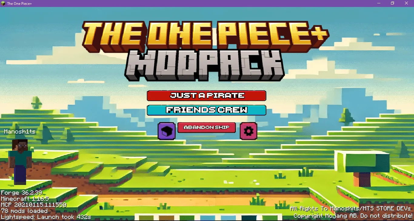 The OnePiece+ — скриншот 4 (Модпаки, Minecraft)