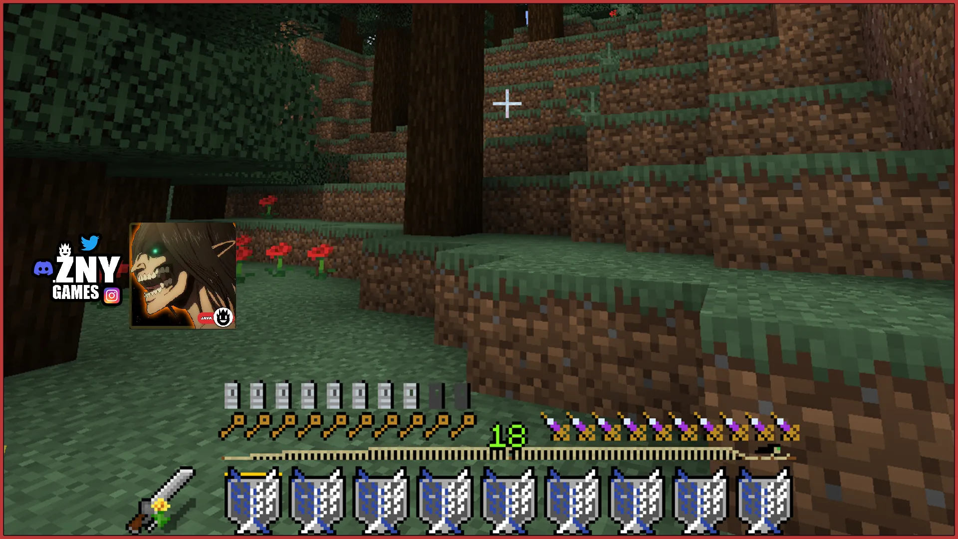 ATTACK ON TITAN UI — скриншот 5 (Текстуры, Minecraft)