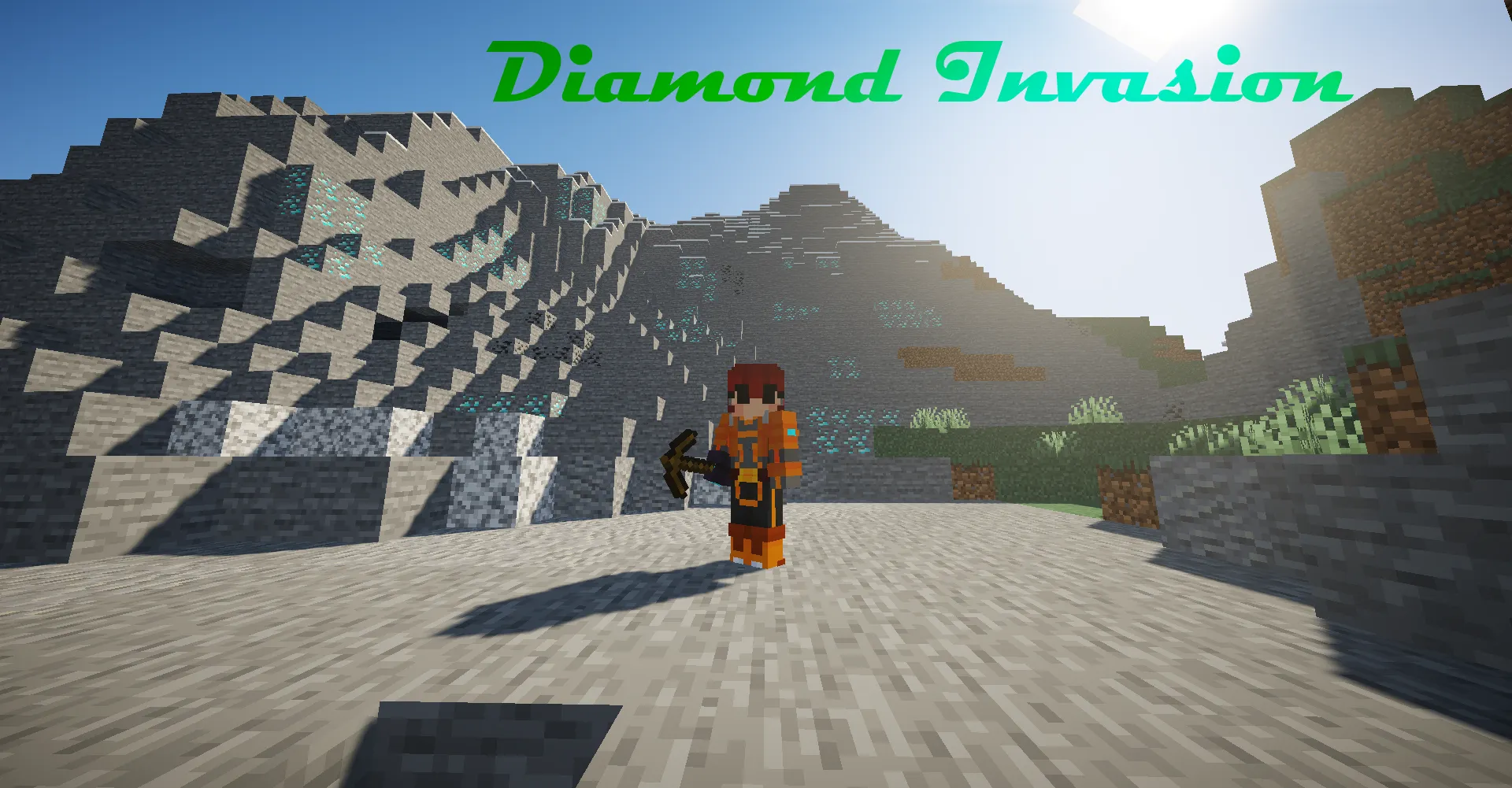 Diamond Invasion — скриншот 1 (Моды, Minecraft)