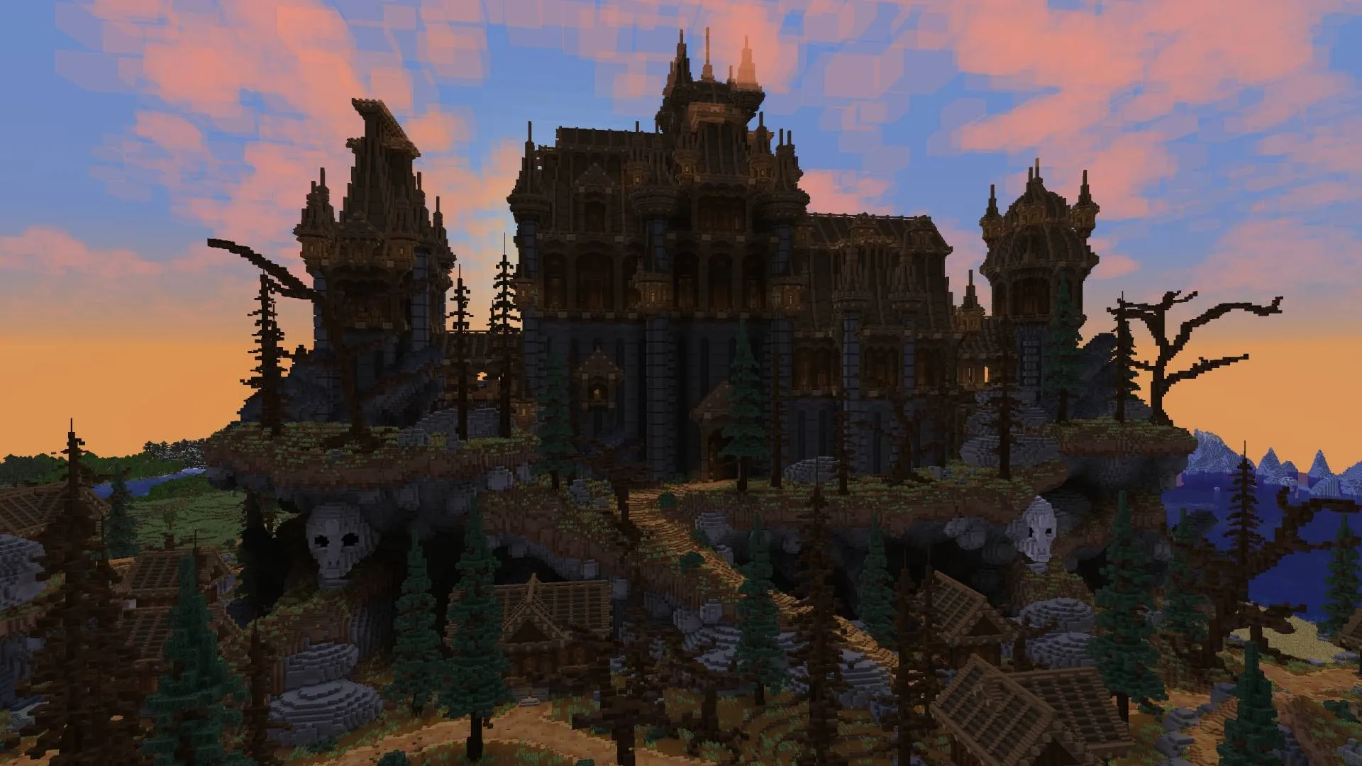 Haunted Castle - Survival Spawn — скриншот 2 (Карты, Minecraft)