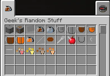 Geek's Random Stuff, Моды, Minecraft