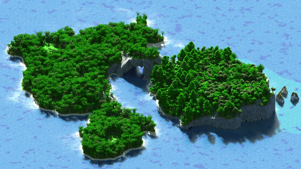 French Polynesia, Карты, Minecraft