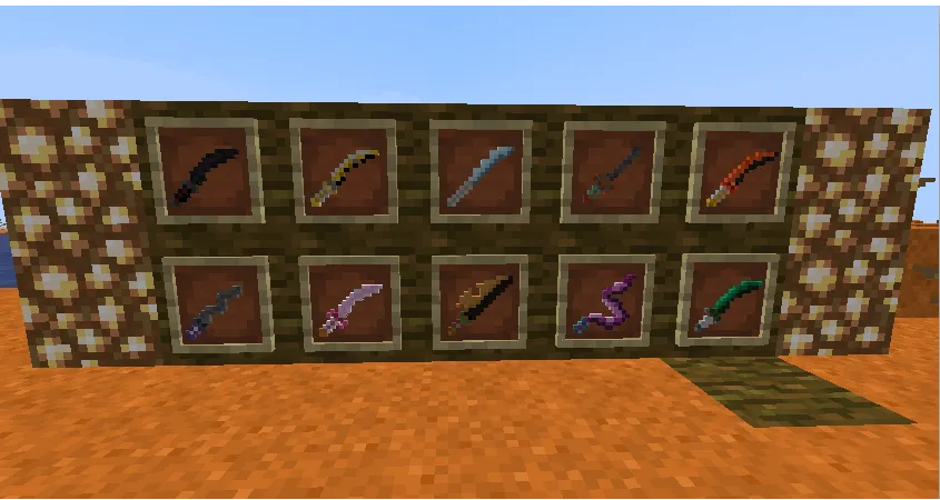 Demon Slayer (Kimetsu no yaiba) Swords, Моды, Minecraft