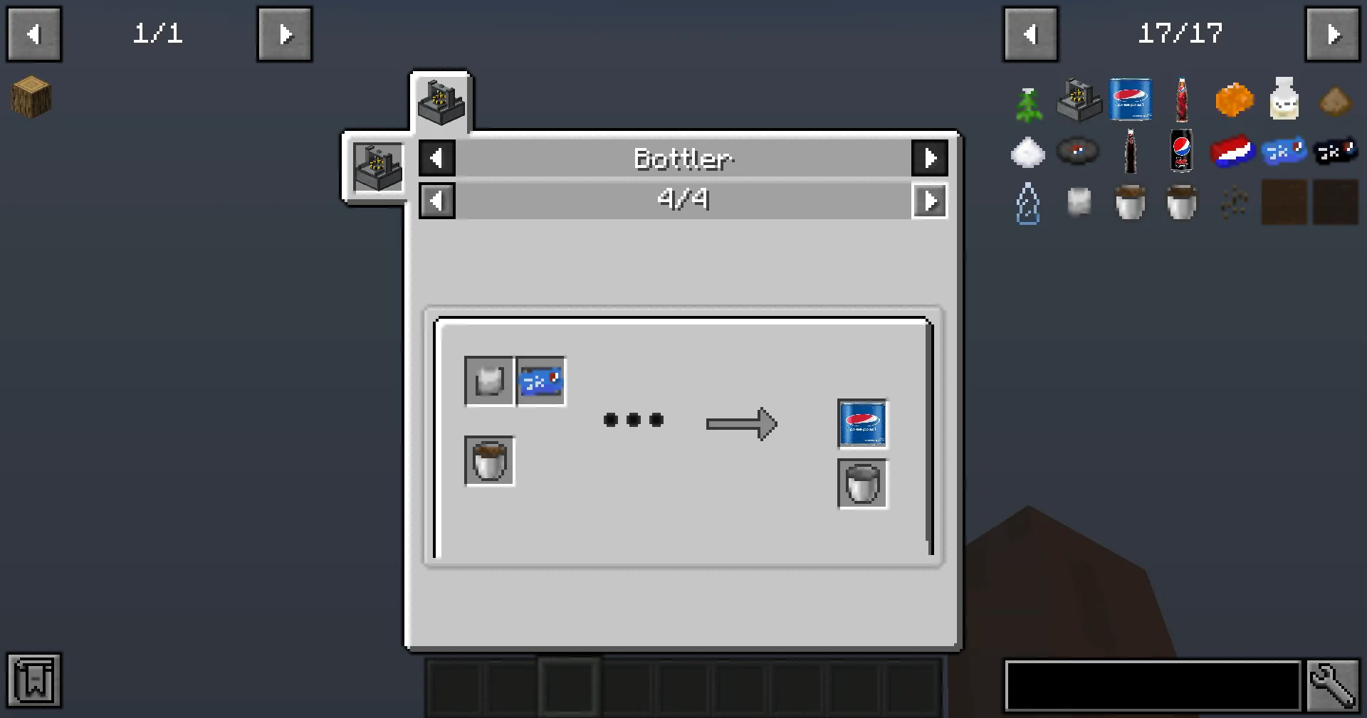 PepsiMc, Моды, Minecraft