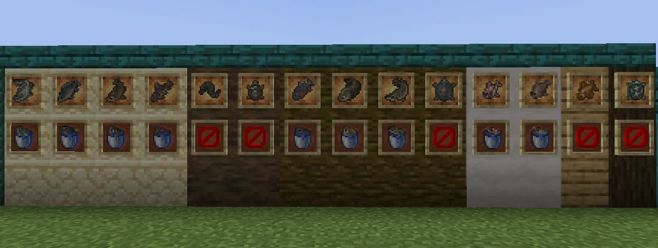 Primordial Sea, Текстуры, Minecraft