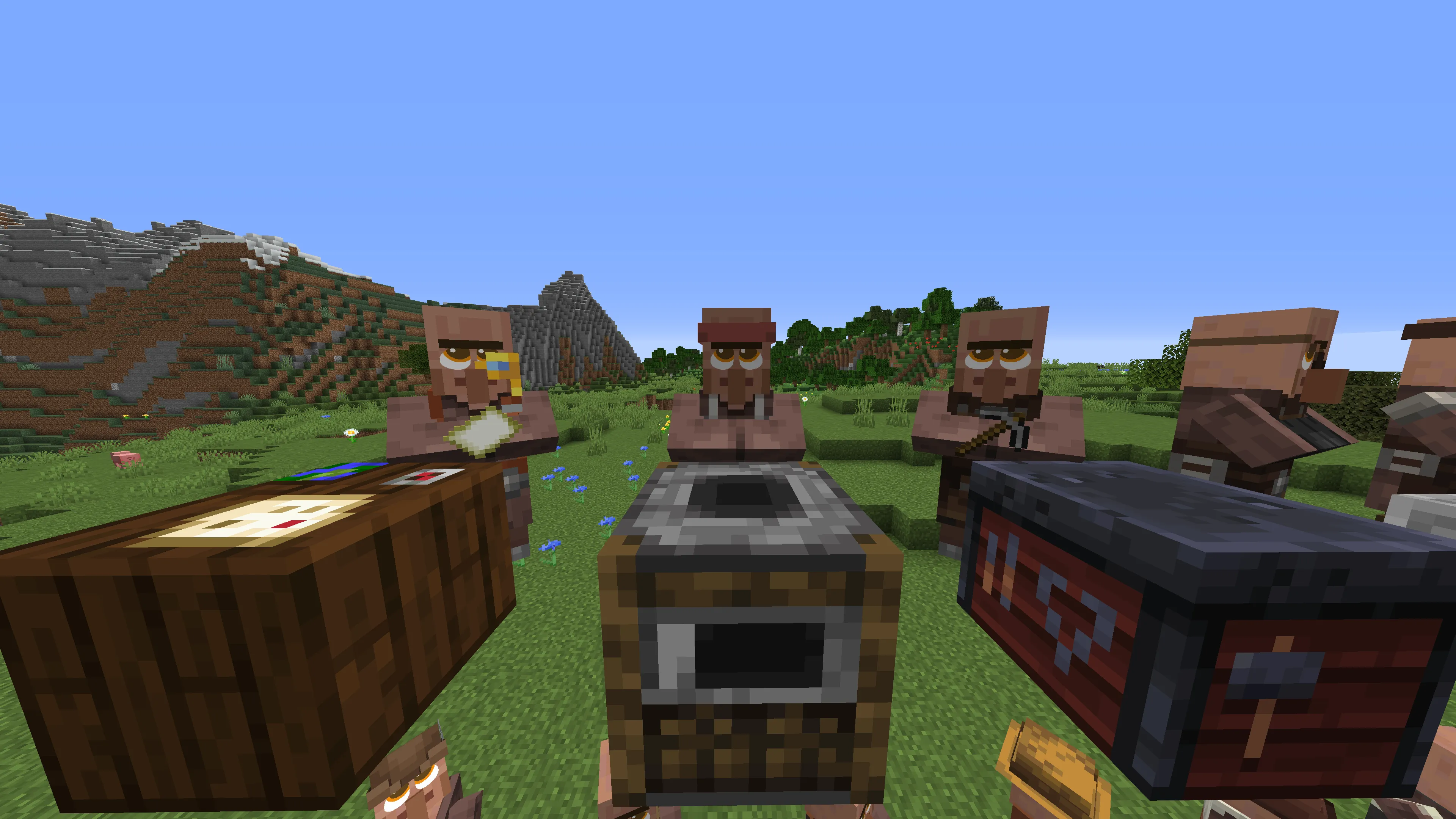 Pleading Villagers by sstari — скриншот 1 (Текстуры, Minecraft)