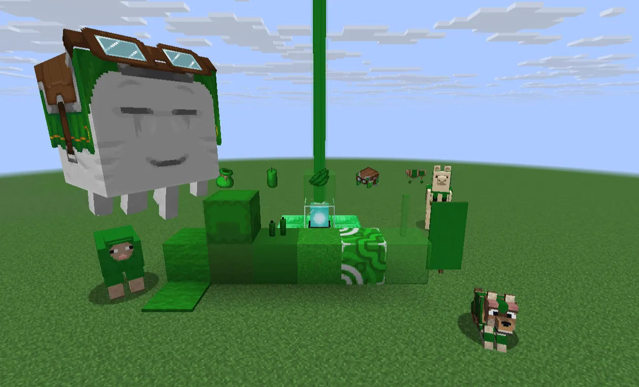Greenify Faithful 32x — скриншот 3 (Текстуры, Minecraft)
