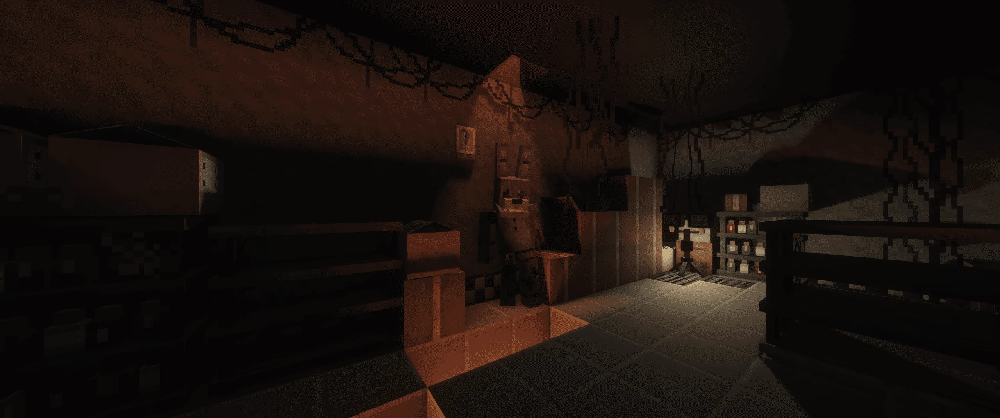 Five Nights at Pixels - The Facility — скриншот 9 (Модпаки, Minecraft)