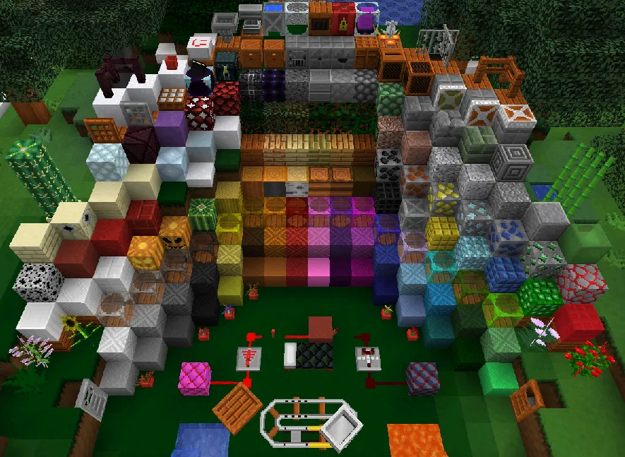 Vivid Torrential Changes: Legacy, Текстуры, Minecraft