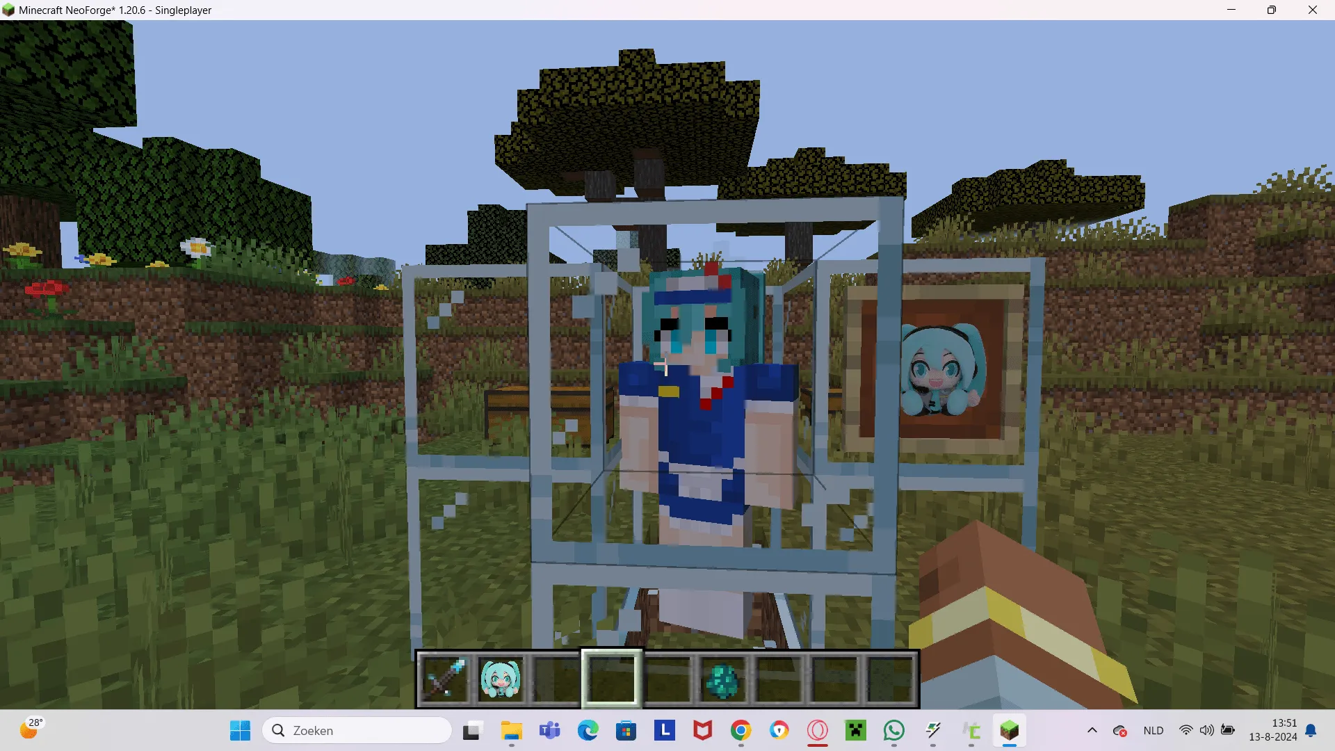 the weapons and custom mobs canceled and about to be remade, Моды, Minecraft