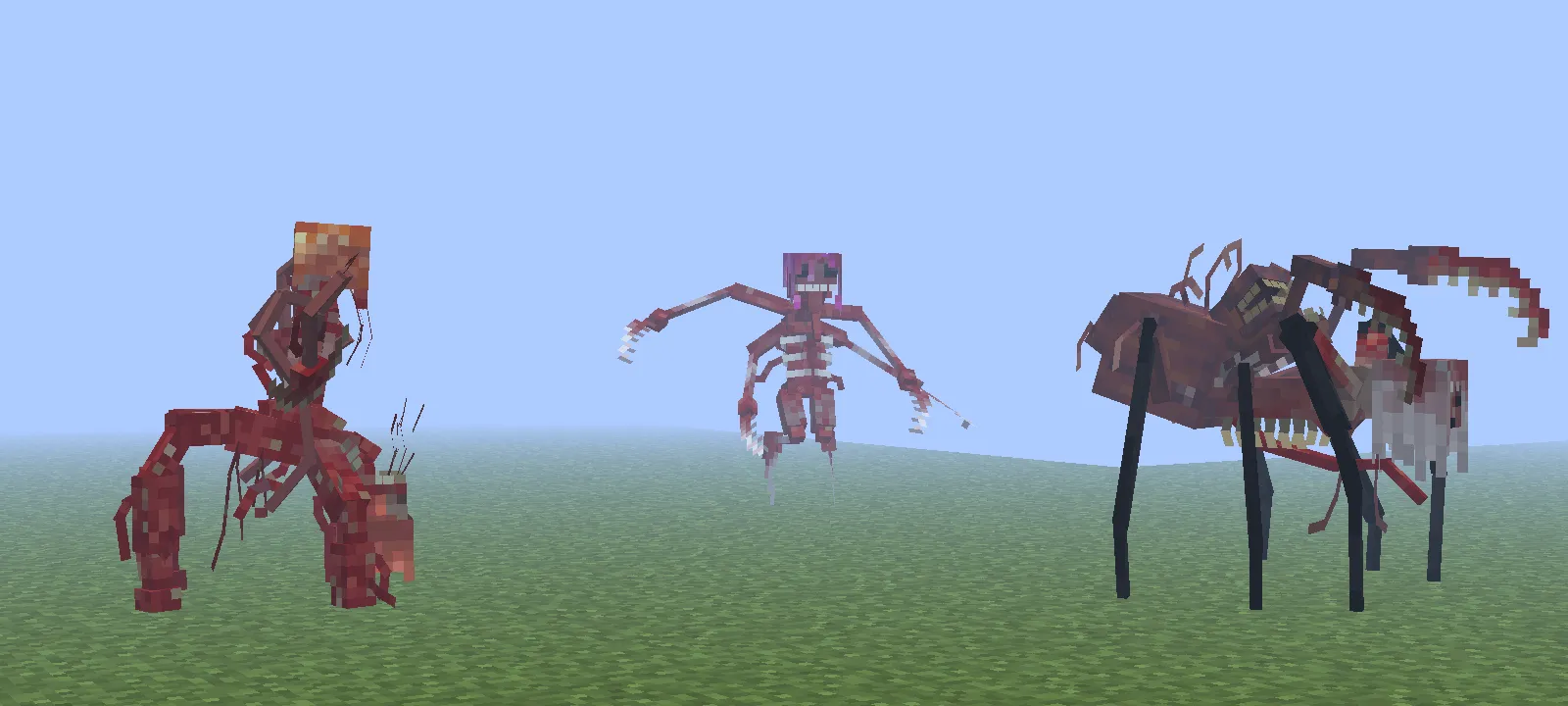 SRMonstress retextured mobs, Текстуры, Minecraft
