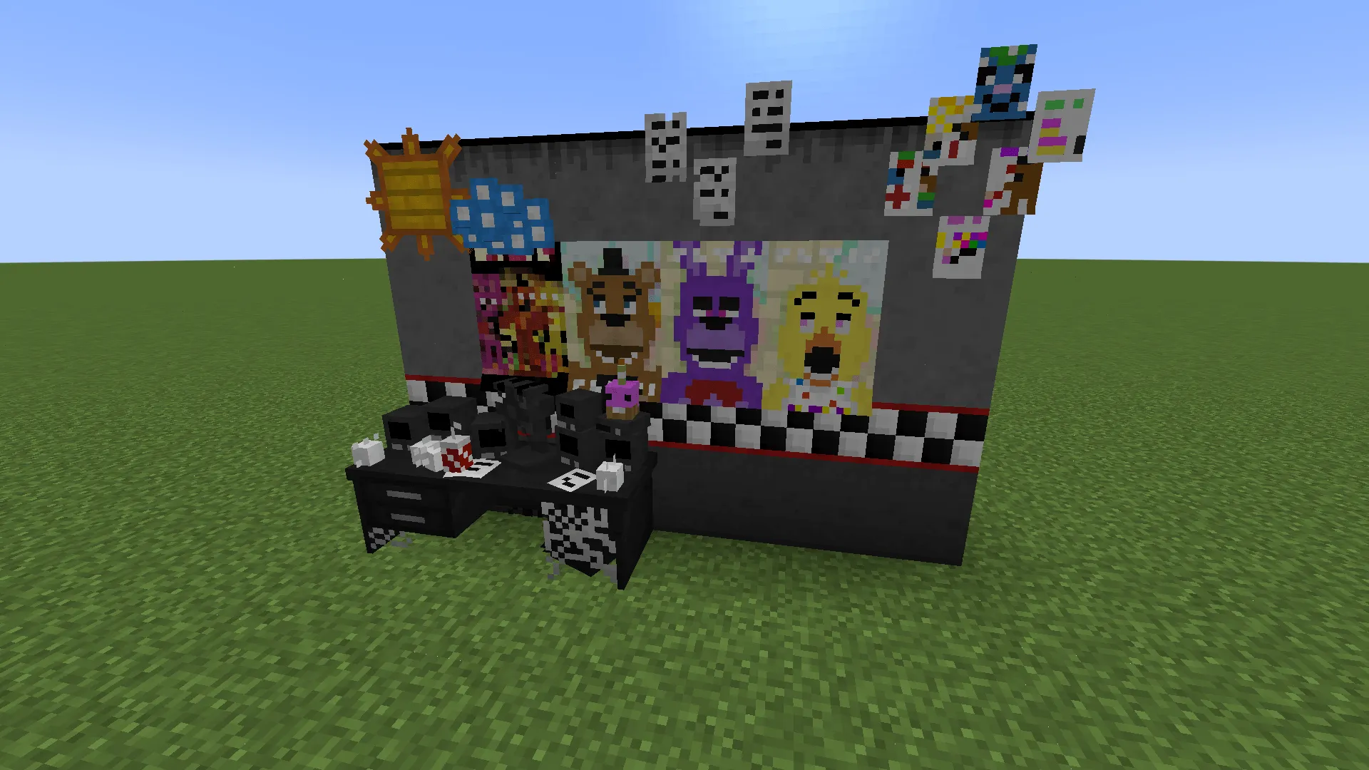 FNaF: The Happiest Day Homicide (THDH), Моды, Minecraft