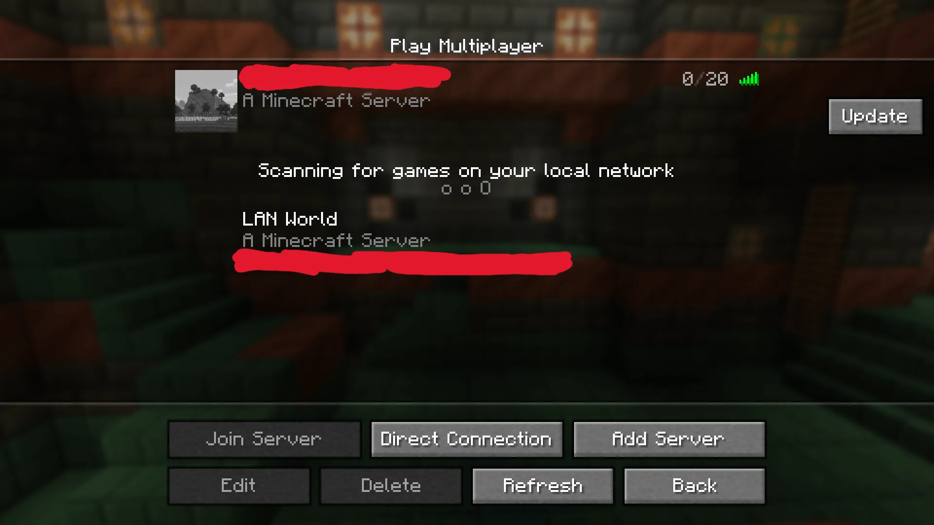 MMMMM (Server-Player version updater), Моды, Minecraft