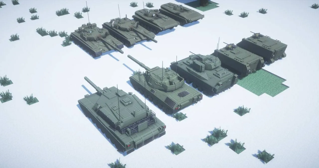 [IV/MTS] P:WIC [Project: World in Conflict], Моды, Minecraft