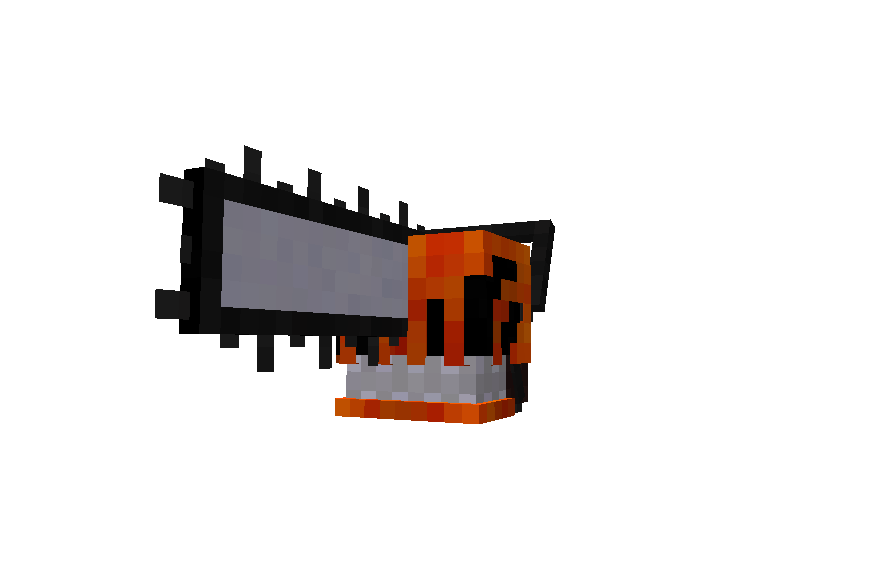 Ruper's Chainsaw man — скриншот 1 (Моды, Minecraft)