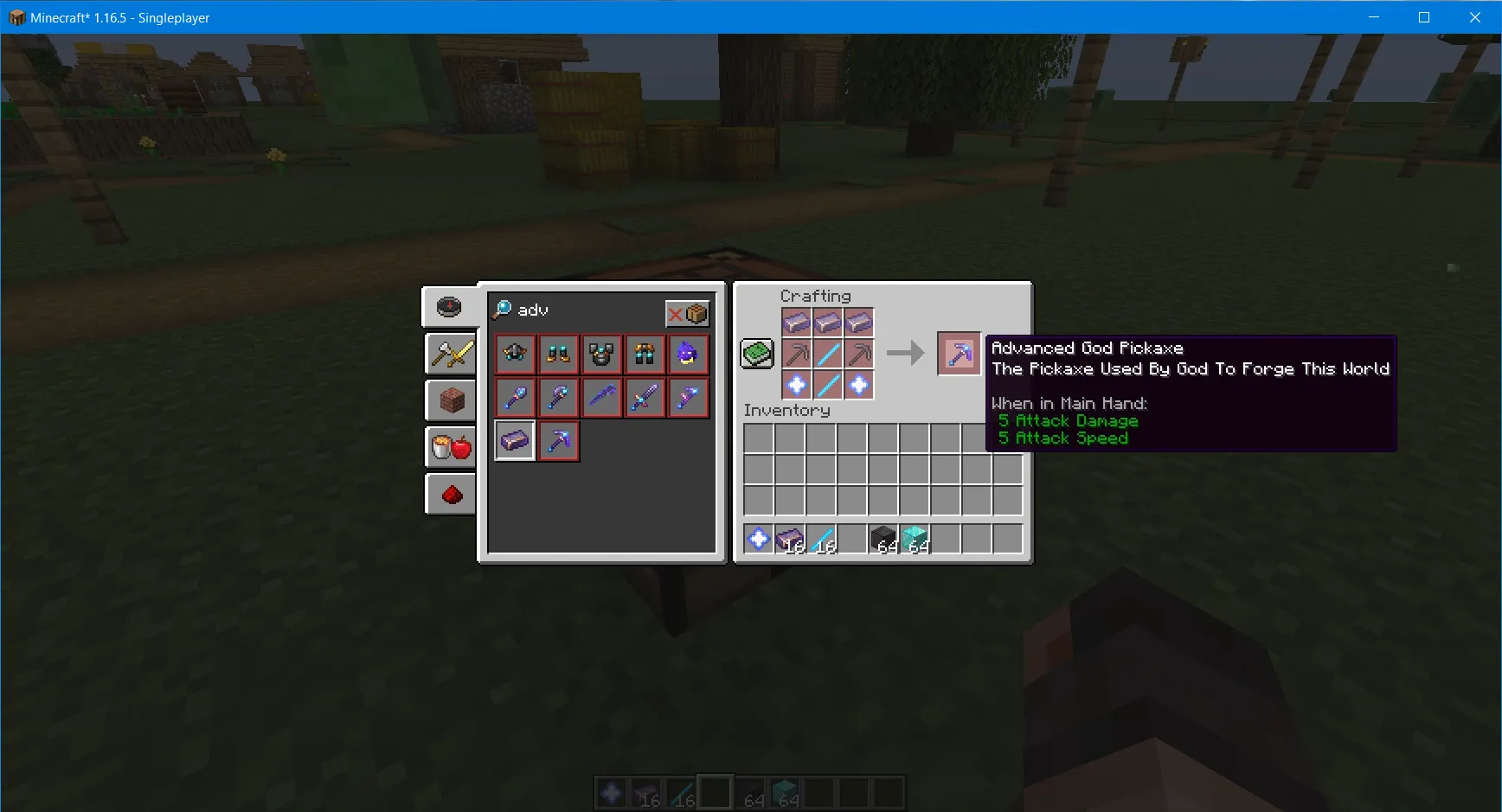 Advanced God Armour, Моды, Minecraft