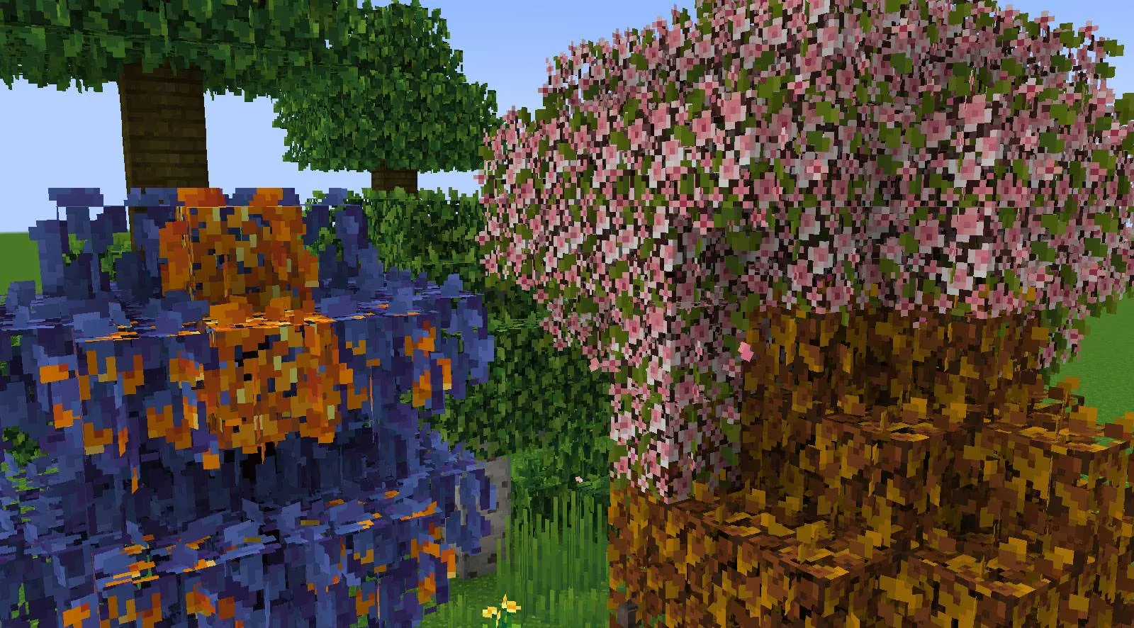 Whimscape Leaves x Cobblemon — скриншот 2 (Текстуры, Minecraft)