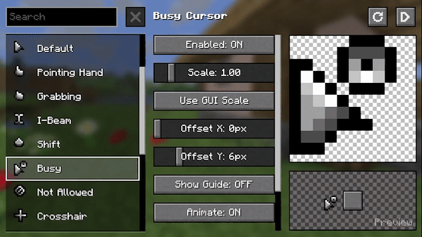 Cursors Extended — скриншот 2 (Моды, Minecraft)