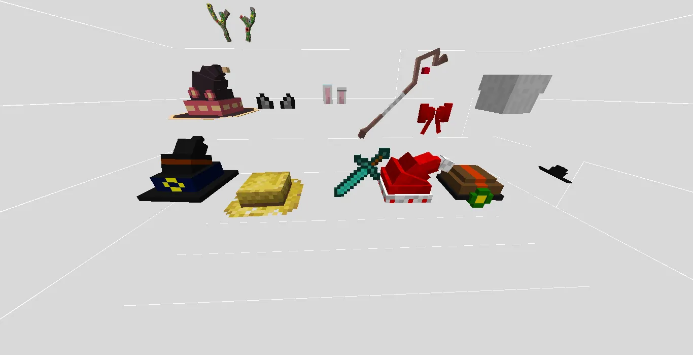 Custom Random Hats, Текстуры, Minecraft