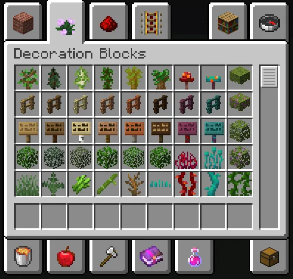 Clean Creative, Моды, Minecraft