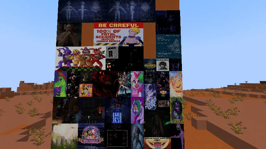 FNaF In a Frame, Моды, Minecraft