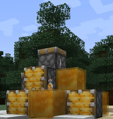 Honey Pistons — скриншот 1 (Моды, Minecraft)