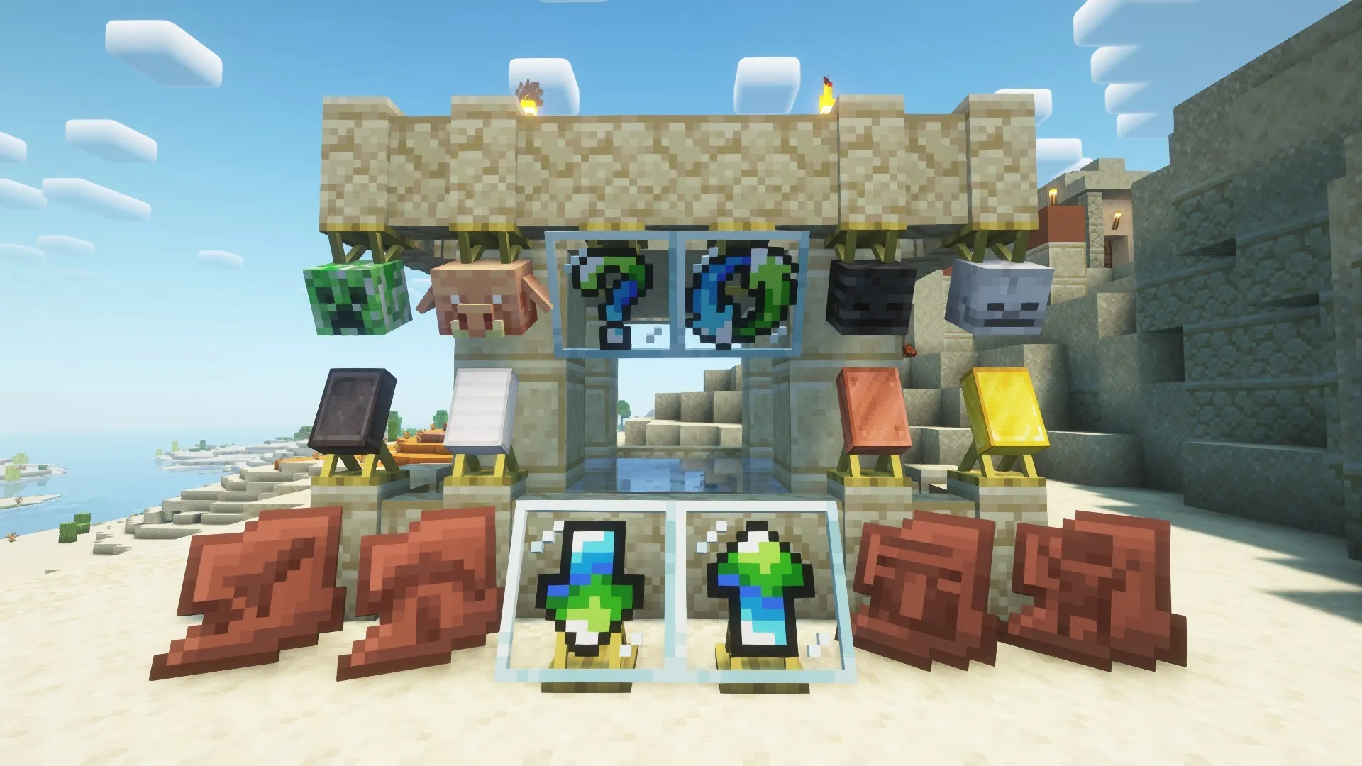 Displayed, Моды, Minecraft