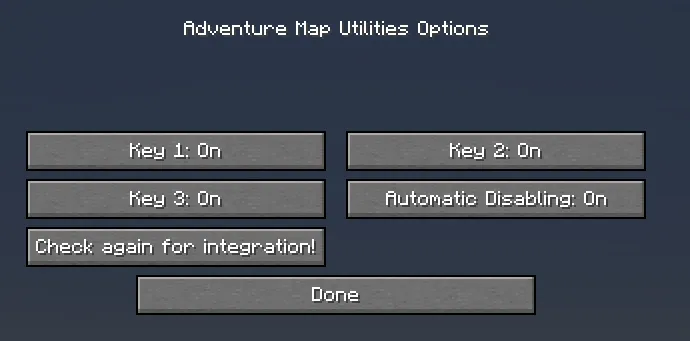 Adventure Map Utilities, Моды, Minecraft