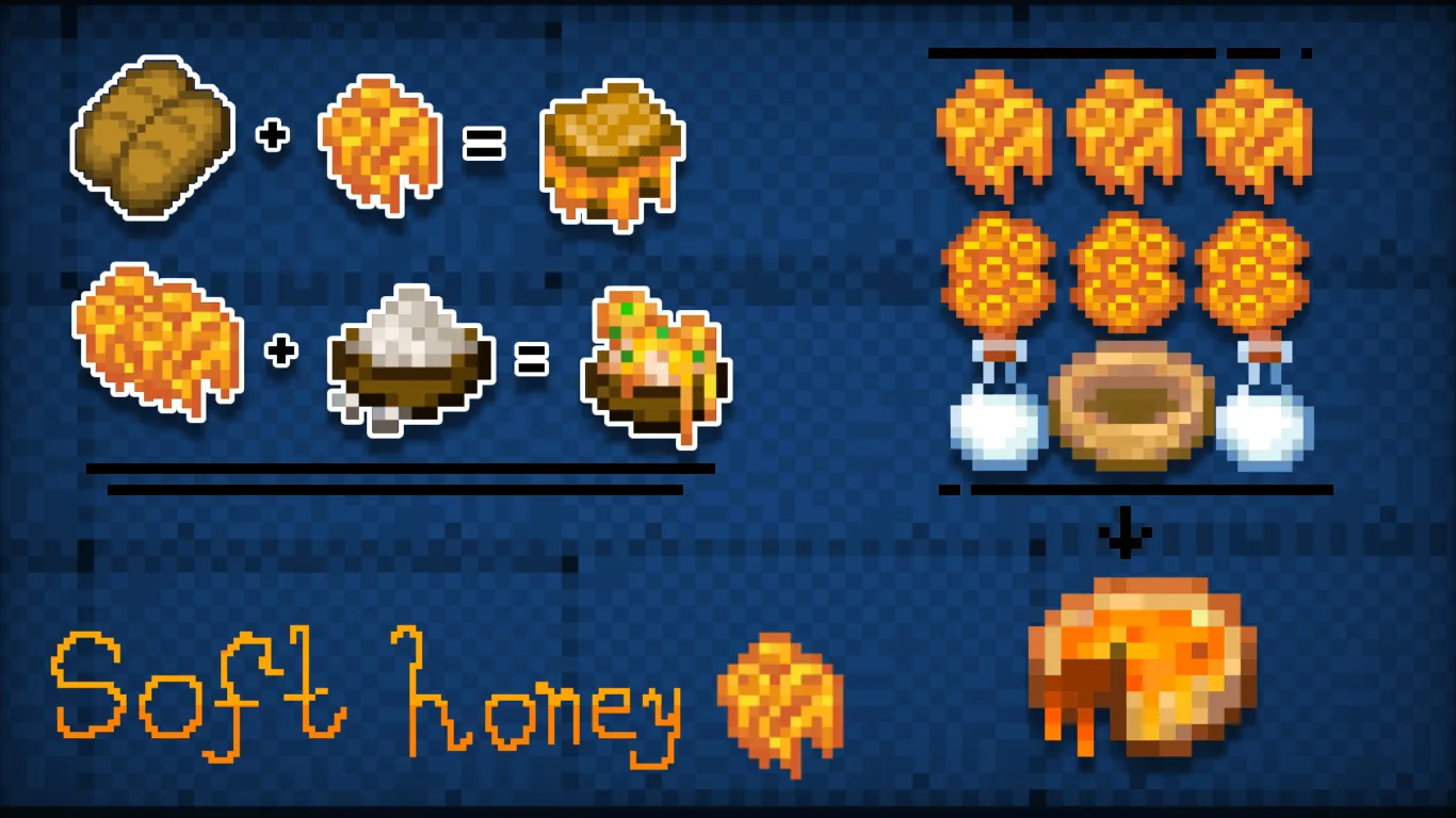 Honey's Delight — скриншот 5 (Моды, Minecraft)
