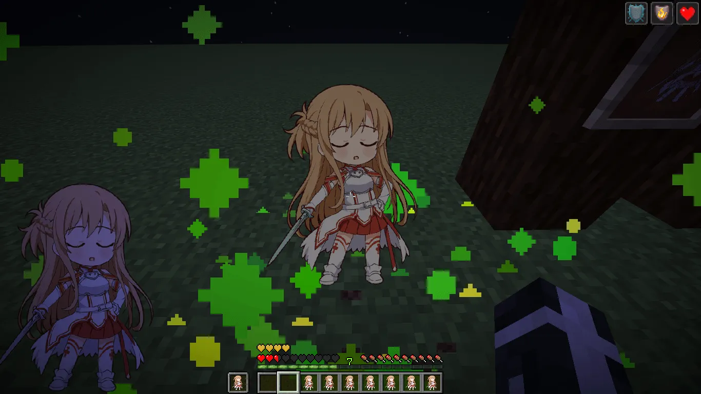 Chibi Asuna Totem — скриншот 7 (Текстуры, Minecraft)
