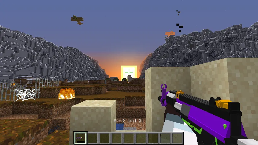 A.V.A - Alliance of Valiant Arms Guns, Моды, Minecraft