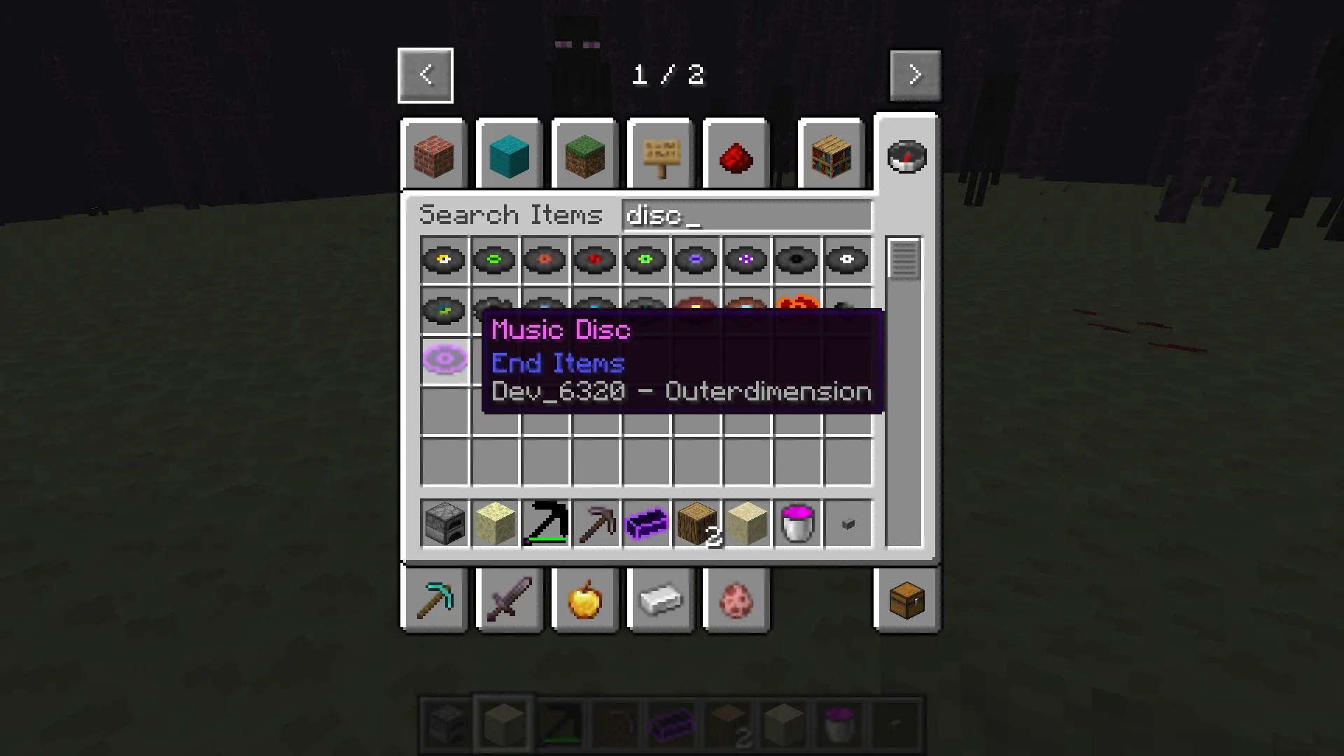 The End and The Nether, Моды, Minecraft