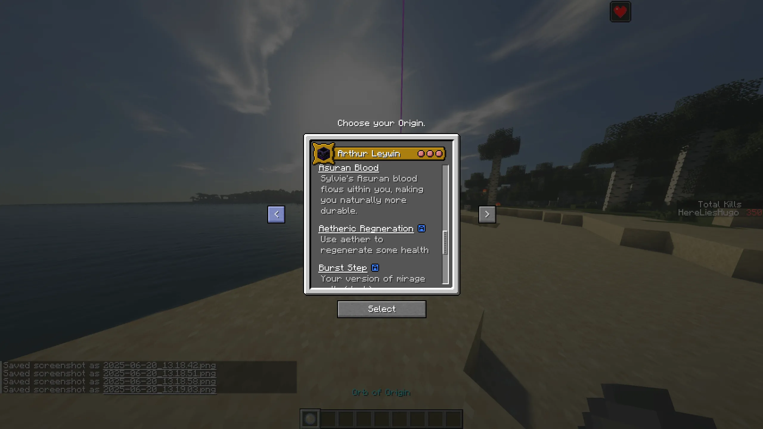 Arthur Leywin TBATE (Post-Aether) - Origins, Дата-паки, Minecraft