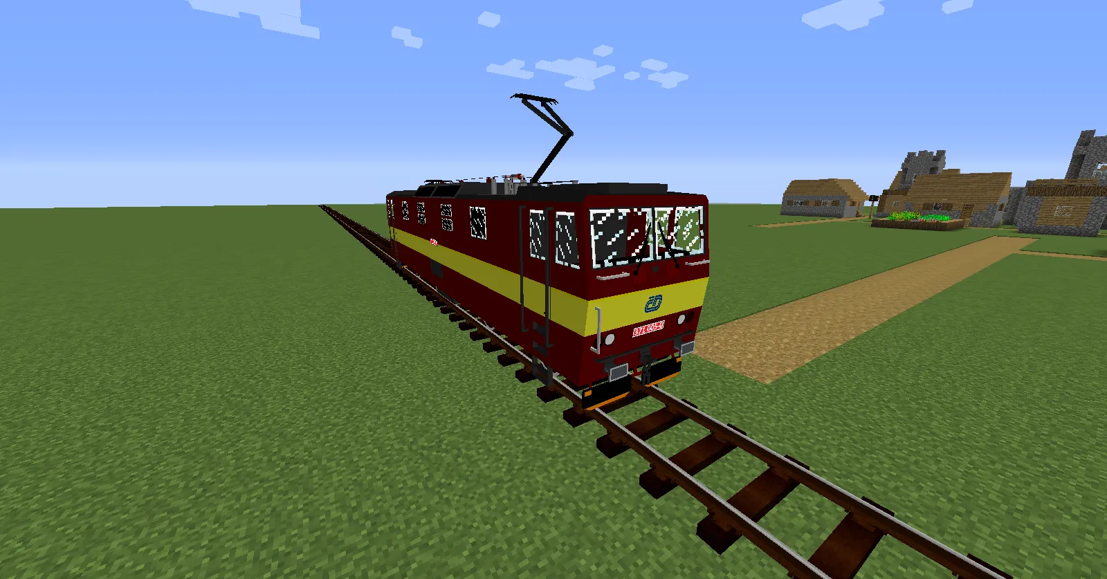 Locomotive 371 ''pepin'' for Immersive railroading. — скриншот 1 (Текстуры, Minecraft)