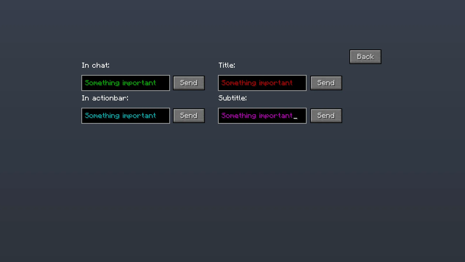 Egorich's Admin Panel, Моды, Minecraft