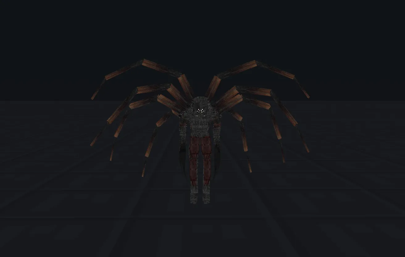 The Obsessed - Advanced Psychological Horror, Mysterious Arachnid Stalker, Моды, Minecraft