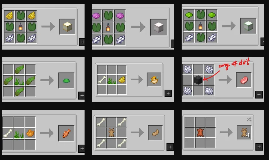 Friendly Mob Craftables Mod — скриншот 2 (Моды, Minecraft)