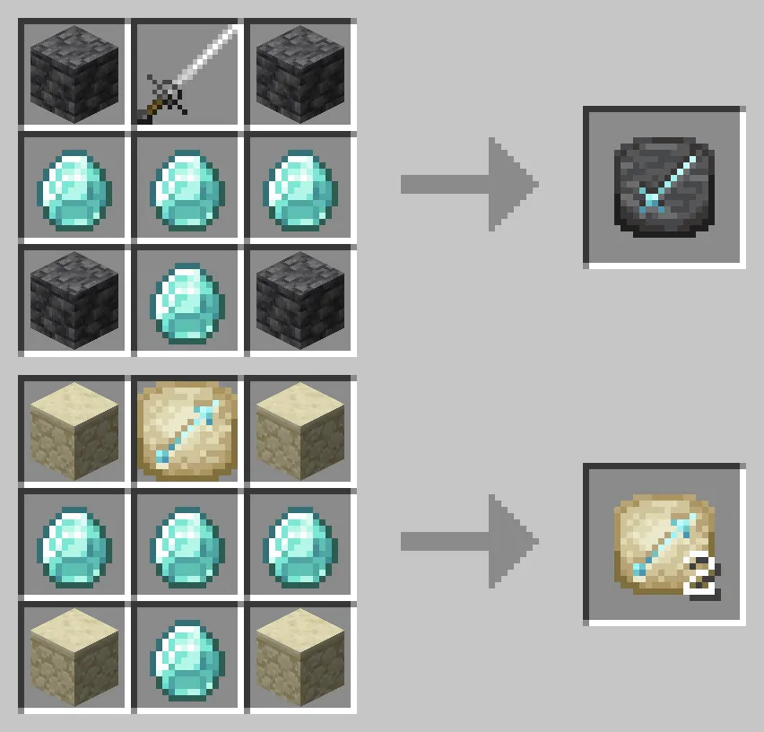 BladeCasting, Моды, Minecraft