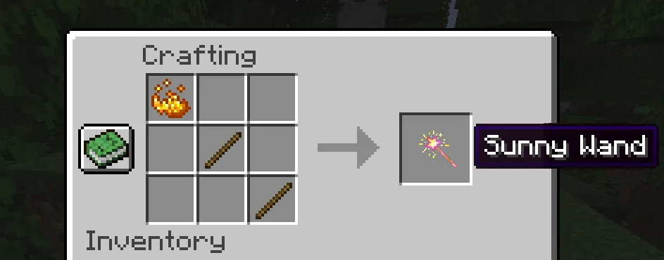Sunny Wand — скриншот 1 (Моды, Minecraft)